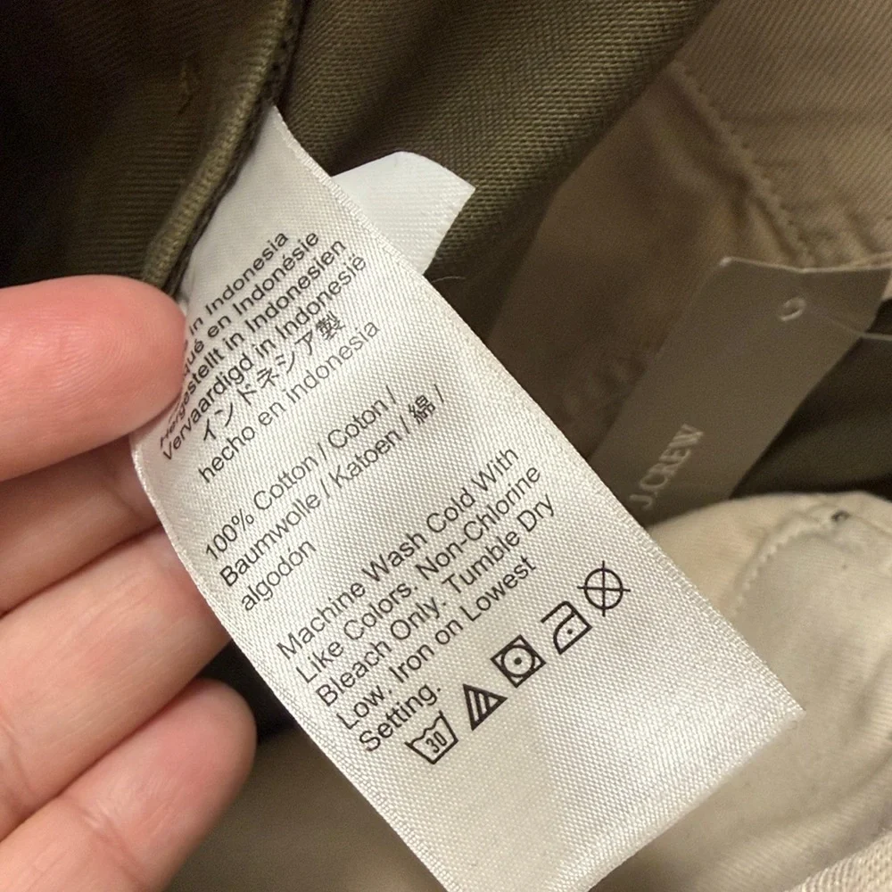 NWT J.Crew x Wallace & Barnes Selvedge Officer Chino Pant